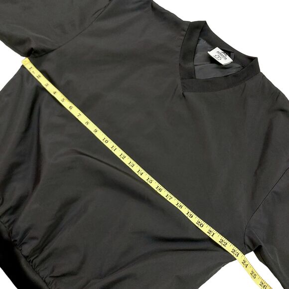 Augusta Sportswear Micro Poly Windshirt Mens Medium Black Water Resistant - Picture 10 of 12